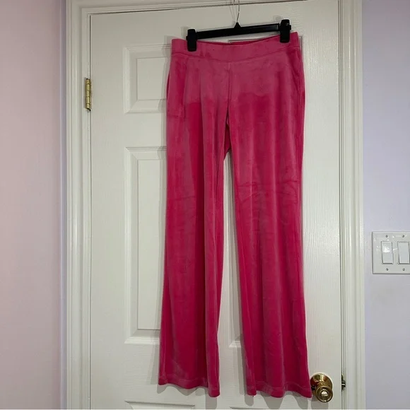 NWT Juicy Couture OG Big Bling Velour Hoodie and Pants Set in Hot P… - Picture 5 of 8